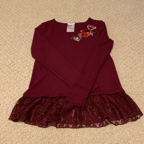 Girl’s Jenna & Jessie Long Sleeve Blouse - Picture 1 of 3